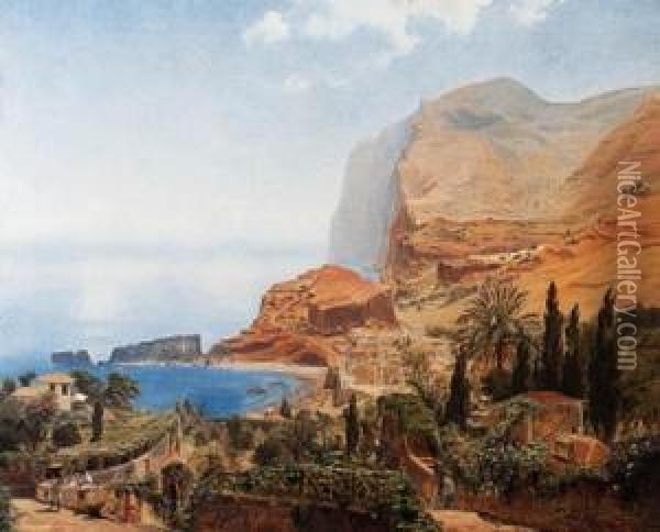 Madeira Oil Painting - Johan Frederick Eckersberg