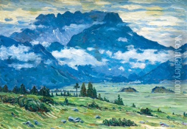 Marienberg In Bieberwier, Tirol Oil Painting - Carl Arp