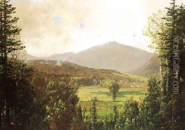 White Mountain Landscape Oil Painting - William Louis Sonntag