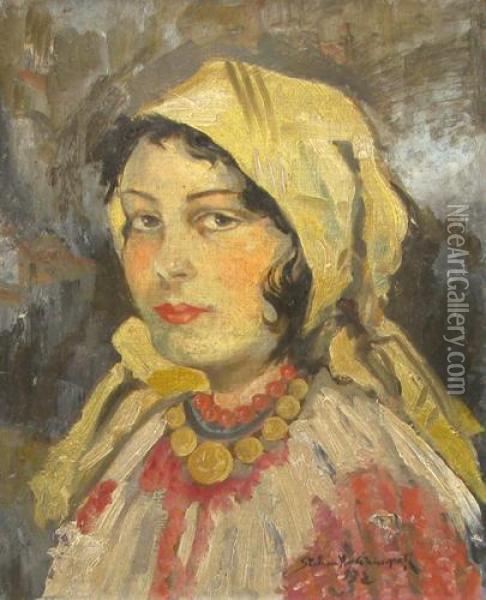 Taranca Oil Painting - Stelian Popescu Ghimpati