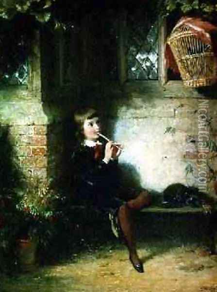 The Duet 1886 Oil Painting - George Bernard O'Neill