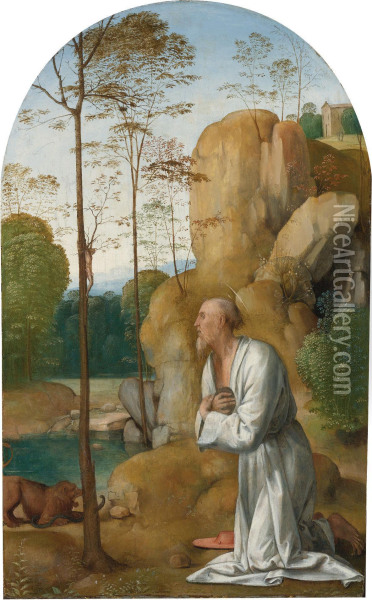 Saint Jerome In The Wilderness Oil Painting - Fra Bartolommeo della Porta