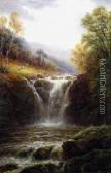 Thornton Ghyll Oil Painting - William Mellor