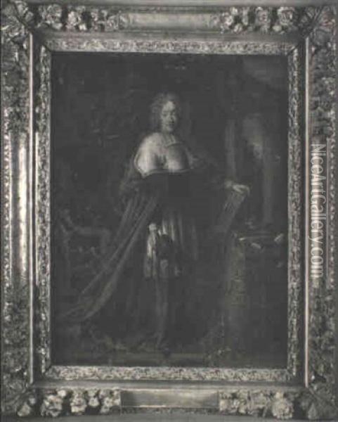Portrait Presume De L'abbe De Rohan-chabot Oil Painting - Francois Jouvenet the Younger