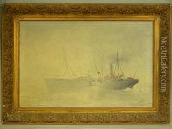Marine Oil Painting - Adam Edouard