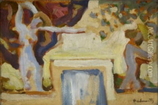 Der Tanz Um Das Goldenen Kalb Oil Painting - Hugo von Habermann the Elder
