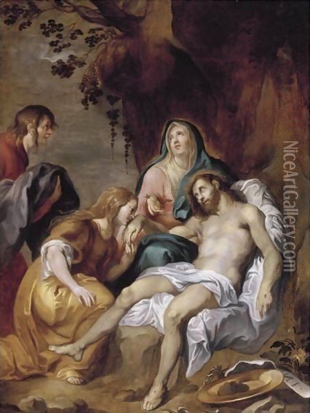 The Pieta Oil Painting - Sir Anthony Van Dyck