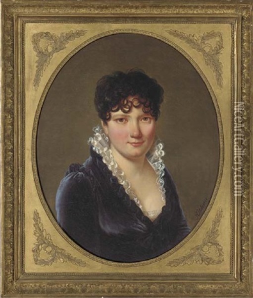Madame Potrel Oil Painting - Henri Francois Riesener