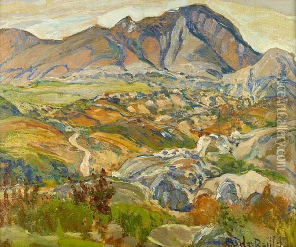 In The Mountains, Baja, California Oil Painting - Charles Reiffel