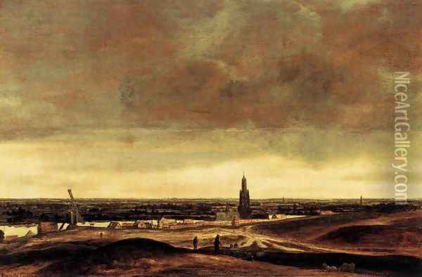 View of Rhenen Oil Painting - Hercules Seghers