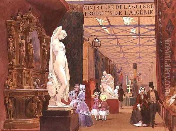 Part of the French Court, the Great Exhibition Oil Painting - John Absolon