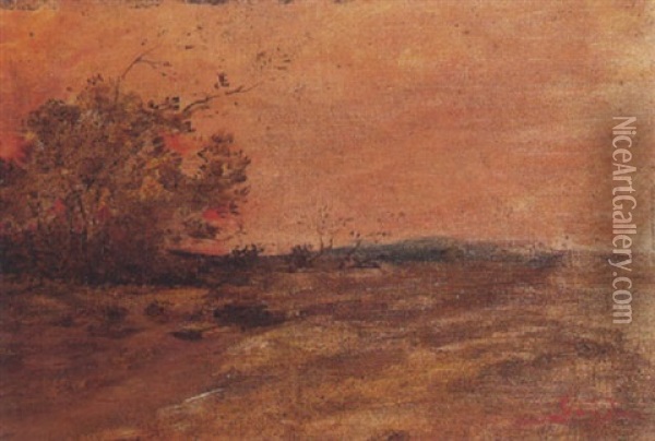 Chemin Dans Un Paysage Oil Painting - Gustave Dore