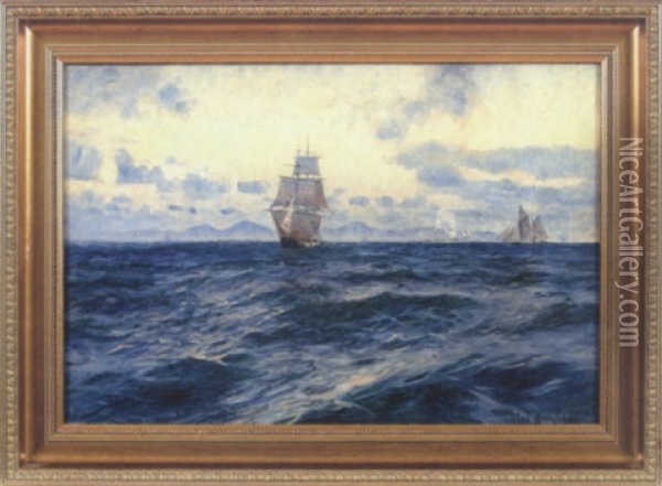 Marin Oil Painting - Olof Krumlinde