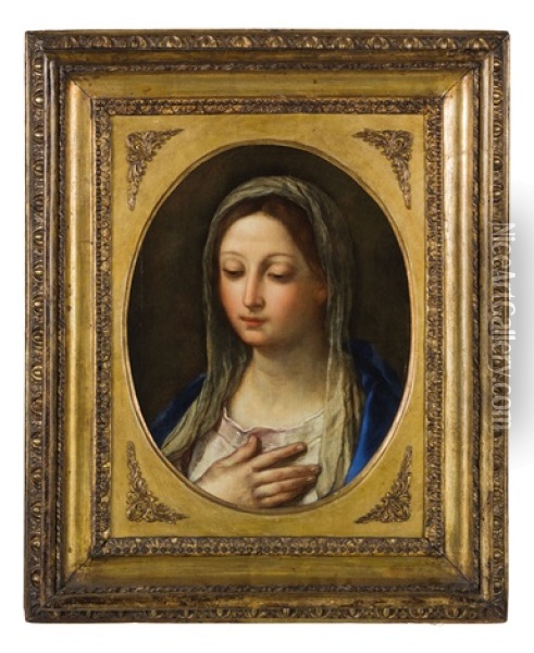 Madonna Oil Painting - Carlo Maratta