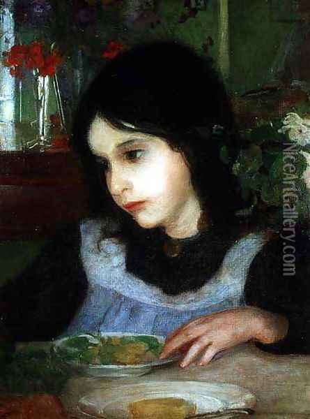 Teatime Oil Painting - Ursula Wood