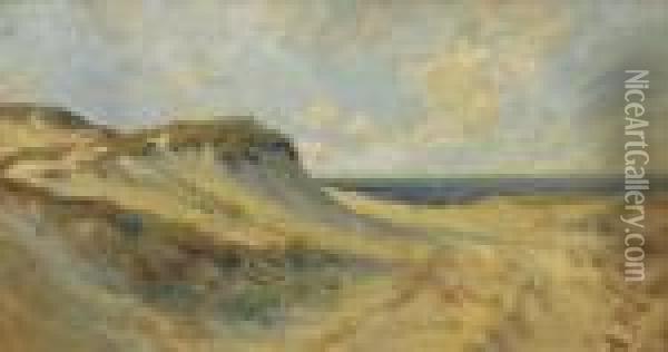 Cape Cod Dunes Oil Painting - Arthur Vidal Diehl