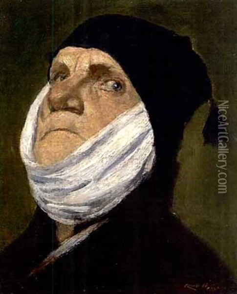 Zahnweh Oil Painting - Rudolf Hesse
