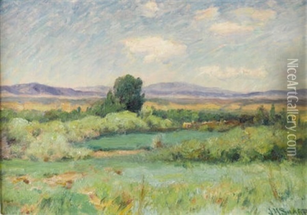 Green Ponds Oil Painting - Joseph Henry Sharp
