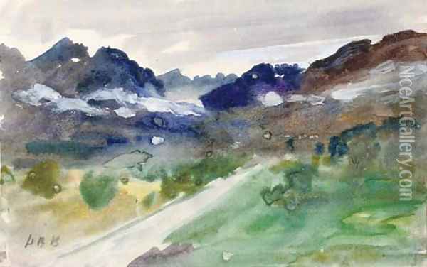 Val d'Aosta, Italy Oil Painting - Hercules Brabazon Brabazon