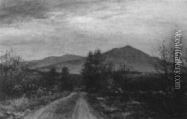 Mt. Monadnock From The Road Oil Painting - William Preston Phelps