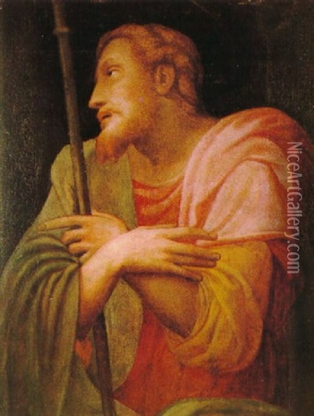 San Giovanni Battista Oil Painting - Francesco (Il Poppi) Morandini