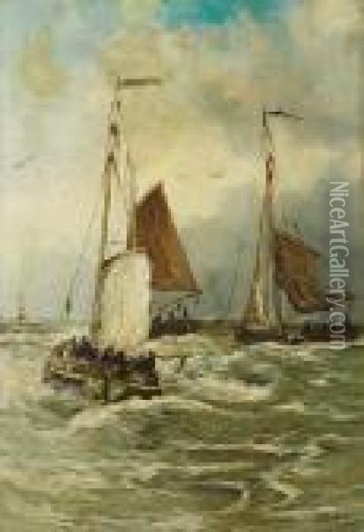 Marine Oil Painting - Hendrik Willem Mesdag