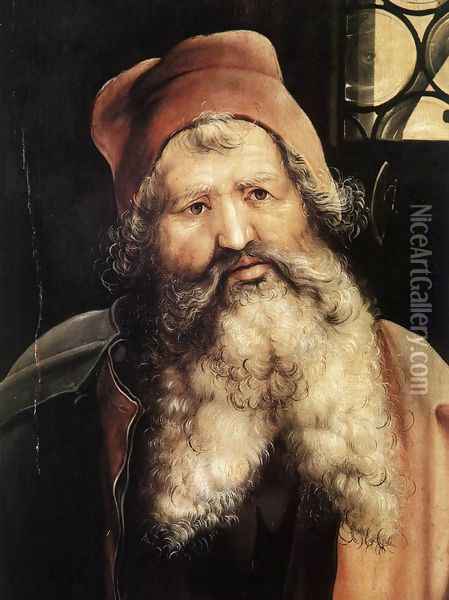 St Anthony (detail 1) c. 1515 Oil Painting - Matthias Grunewald (Mathis Gothardt)