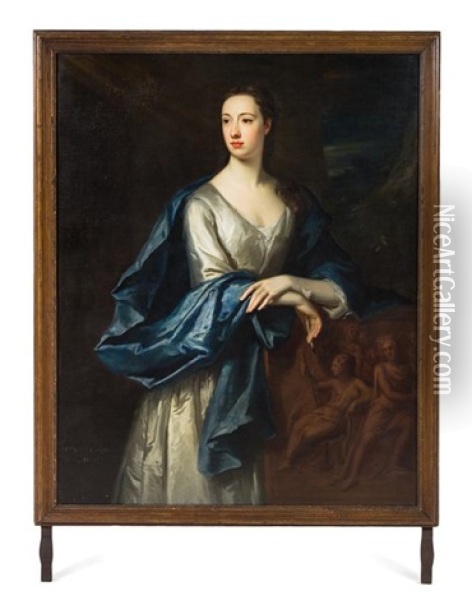 Mrs. Judith Madan (nee Judith Cowper), 1721 Oil Painting - Charles Jervas