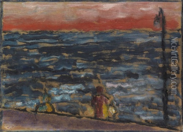 Meereslandschaft Borkum Oil Painting - Alexej von Jawlensky