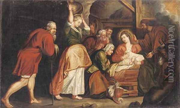 The Nativity Oil Painting - Sir Peter Paul Rubens
