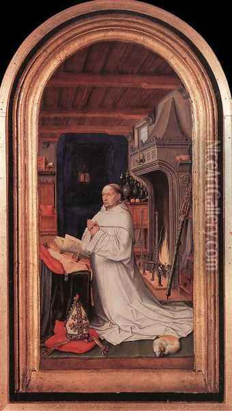 Portrait of Abbot Christiaan de Hondt c. 1500 Oil Painting - Flemish Unknown Masters