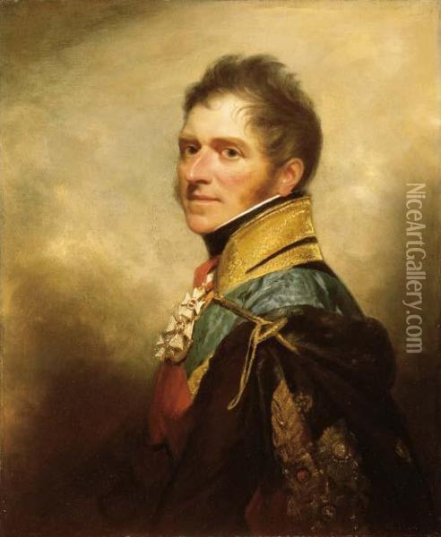 Portrait Of Henry William Paget Oil Painting - Sir William Beechey