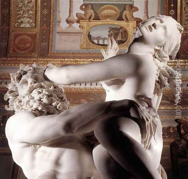 The Rape of Proserpine [detail: 4] (or Pluto and Proserpine) Oil Painting - Gian Lorenzo Bernini