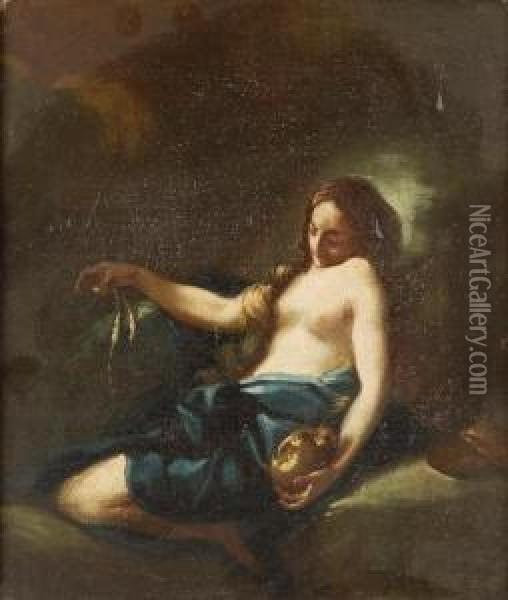 La Maddalena Penitente Oil Painting - Benedetto Luti