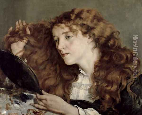 Jo, the Beautiful Irish Girl, 1866 Oil Painting - Gustave Courbet