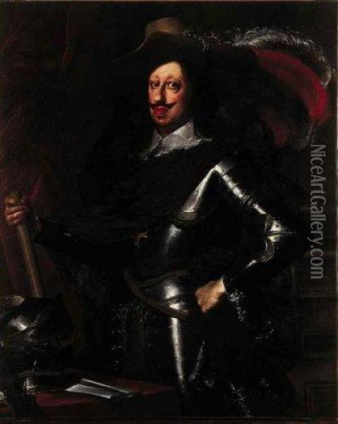 Portrait Du Grand-duc De Toscane, Ferdinand Ii De Medicis Oil Painting - Justus Sustermans