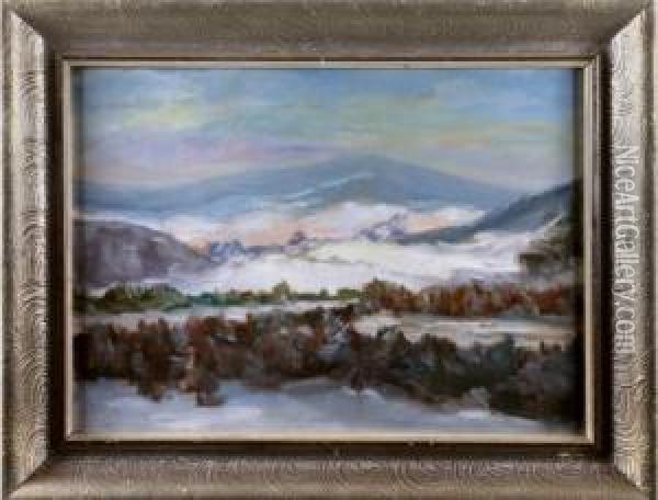 Horska Krajina V Zim
I Oil Painting - Josef Stein