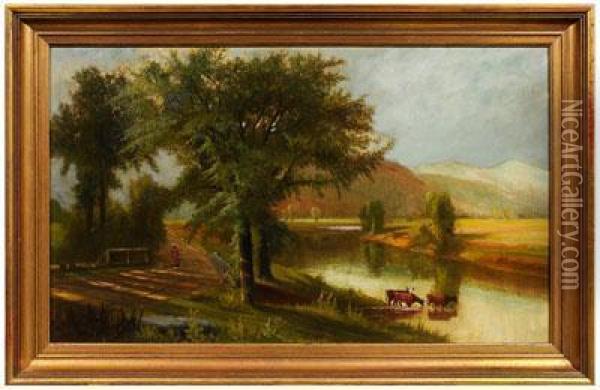 New Hampshirelandscape Oil Painting - Samuel W. Griggs
