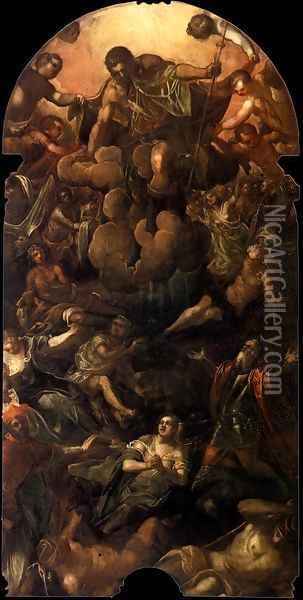 The Apparition of St Roch Oil Painting - Jacopo Tintoretto (Robusti)