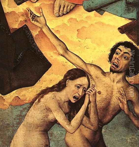 The Last Judgment (detail) 3 Oil Painting - Rogier van der Weyden