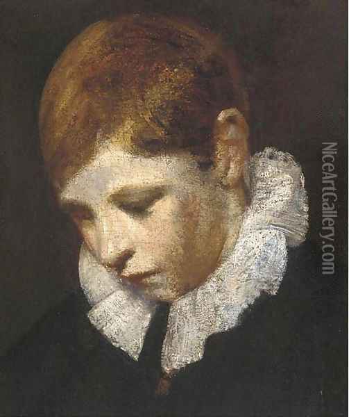 A choir boy Oil Painting - Sir Joshua Reynolds