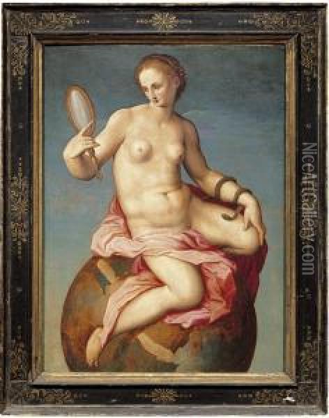 Firenze 1503-1577 Oil Painting - Michele di Ridolfo del Ghirlandaio (see Tosini)