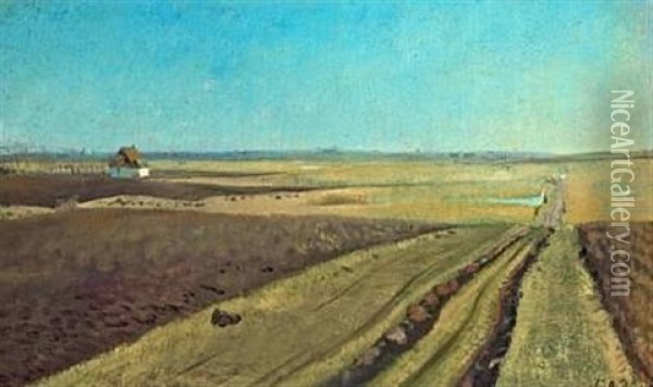 Landscape Scenery Oil Painting - Laurits Andersen Ring