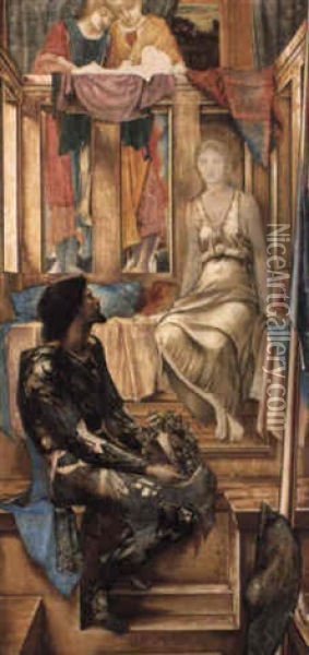 King Cophetua And The Beggar Maid Oil Painting - Edward Burne-Jones