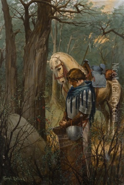Lord Commands To Fear Not Oil Painting - Karel Relink