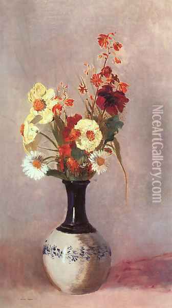 Vase Of Flowers15 Oil Painting - Odilon Redon