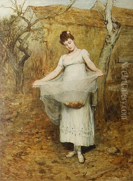 Autumn Oil Painting - Sir William Quiller-Orchardson