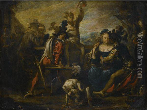 The Prodigal Son Oil Painting - Johann Liss