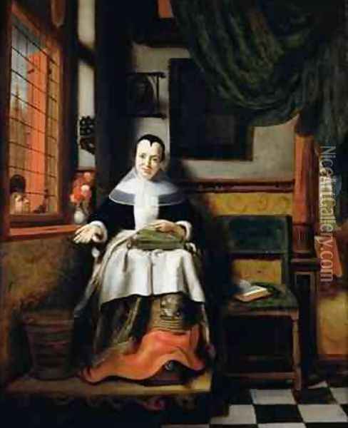 The Virtuous Woman 1655 Oil Painting - Nicolaes Maes
