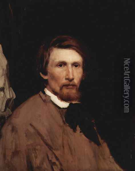 Self-portrait 1873 Oil Painting - Viktor Vasnetsov